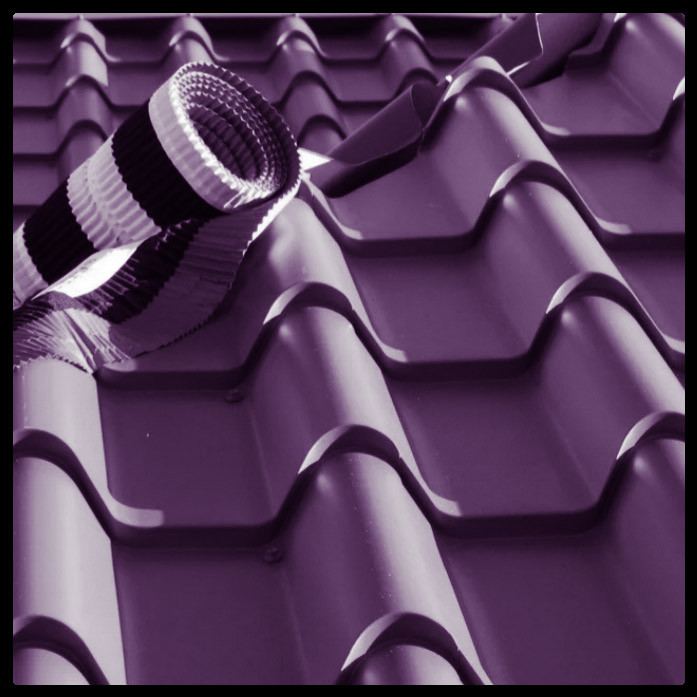 Фінська Металочерепиця  ⁇  Ruukki Armorium  ⁇  RR 779  ⁇  0,5 мм  ⁇  Pural Matt BT  ⁇