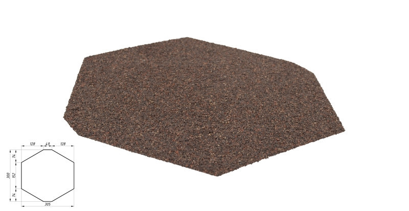 Заглушка ковзана трикутного велика Queentile