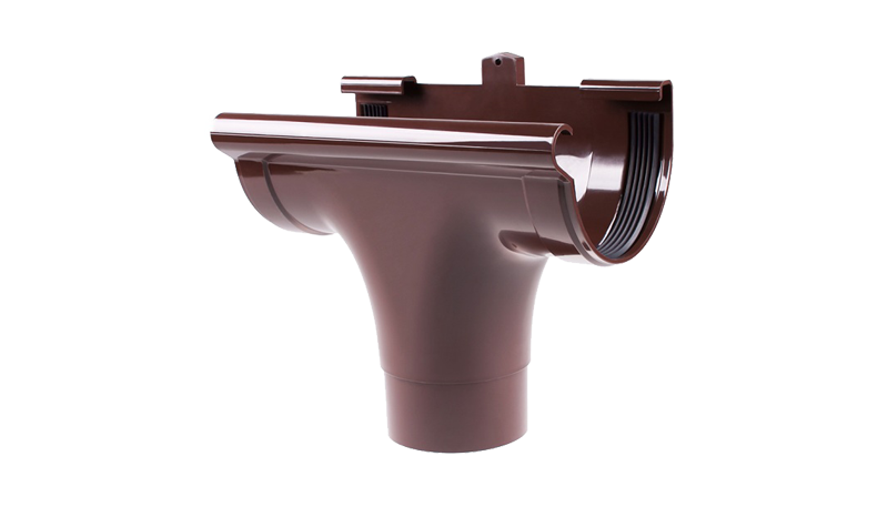 Лівнеприймач прохідної водостічної системи Profil 130/100