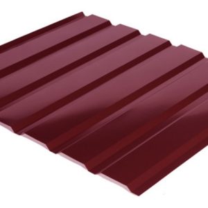 Профнастил С-18 RAL 3005 (бордовий) PE 0.45 фасад