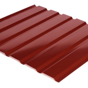 Профнастил С-18 RAL 3011 (червоний) PE 0.45 фасад
