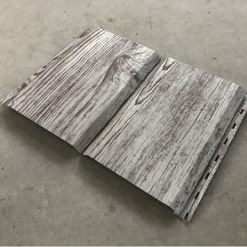 Металосайдинг "фальшбрус біле дерево" —