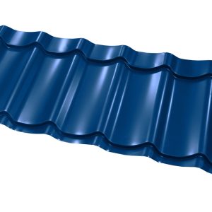Металочерепиця Польська Blachy Pruszynski Szafir 350 РАЛ 5010 0.5 mm