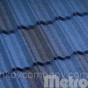Композитна металочерепиця - Metrotile CLASSIC Thunderblue #Метротайл