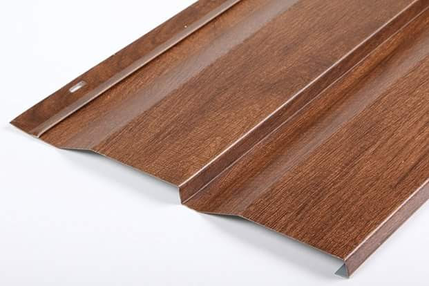 Фасадна панель — Корабельна дошка золотий дуб 0.4 мм Юж. Корея