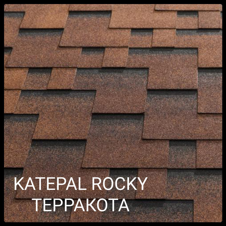 Бітумова черепиця KATEPALTM Rocky Terrakota
