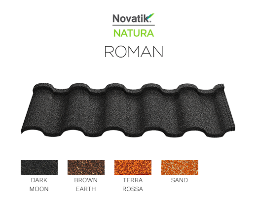 Композитна черепиця Novatik NATURA ROMAN