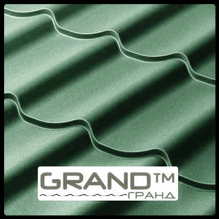 Металочерепиця RAL 6020 матова 0,5 мм ( Шведський метал SSAB)