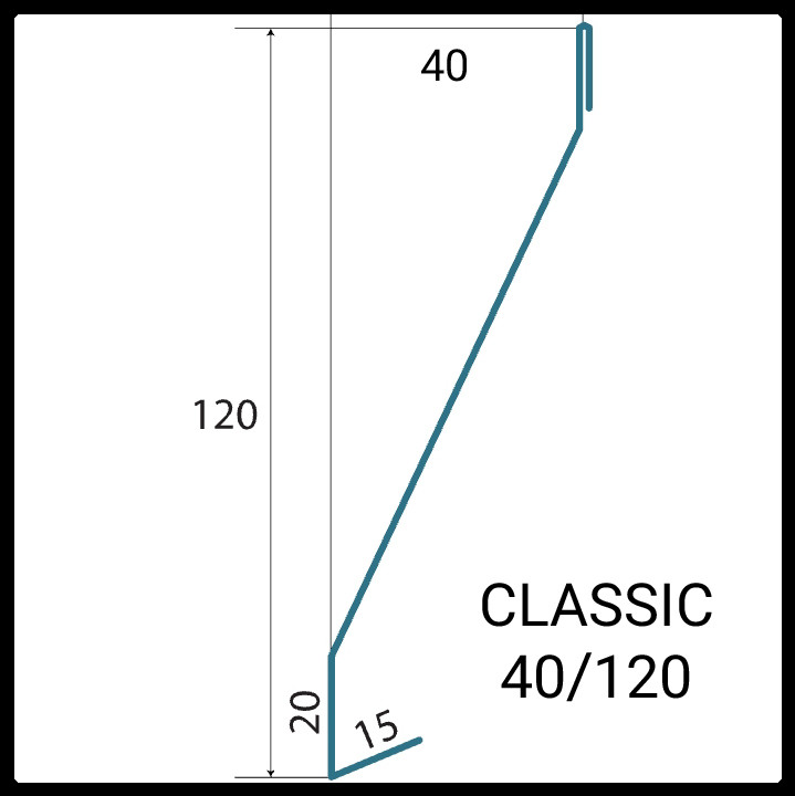 Забір жалюзі Класик