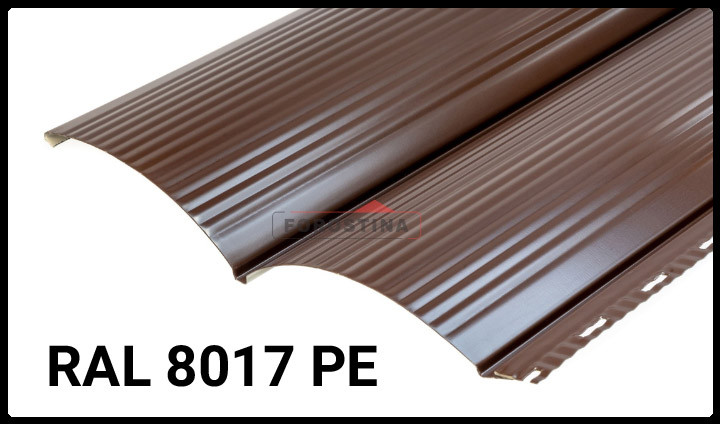 Металосайінг 0,5 • блок-хаус • "Форостина" RAL 8017 глянець