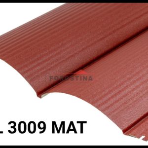 Металосайдинг 0,5 • блок-хаус • "Форостина" RAL 3009 Мат