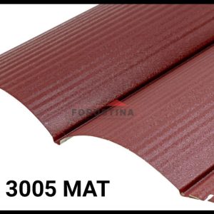 Металосайдинг 0,5 • блок-хаус • "Форостина" RAL 3005 Мат