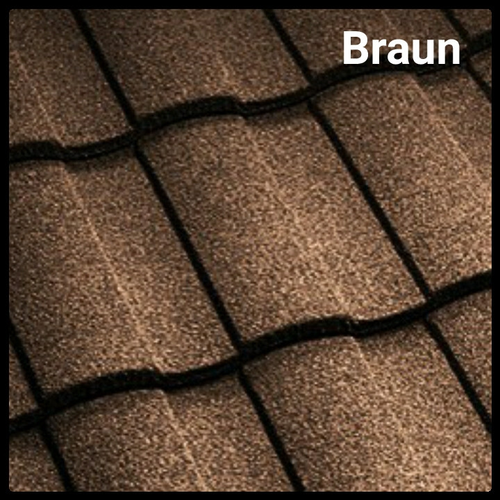 Композитна черепиця Metrotile Roman Braun