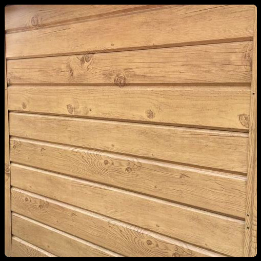 Сайдинг металевий Фальшбрус # 1, колір вільха структурна ДахСервіс.