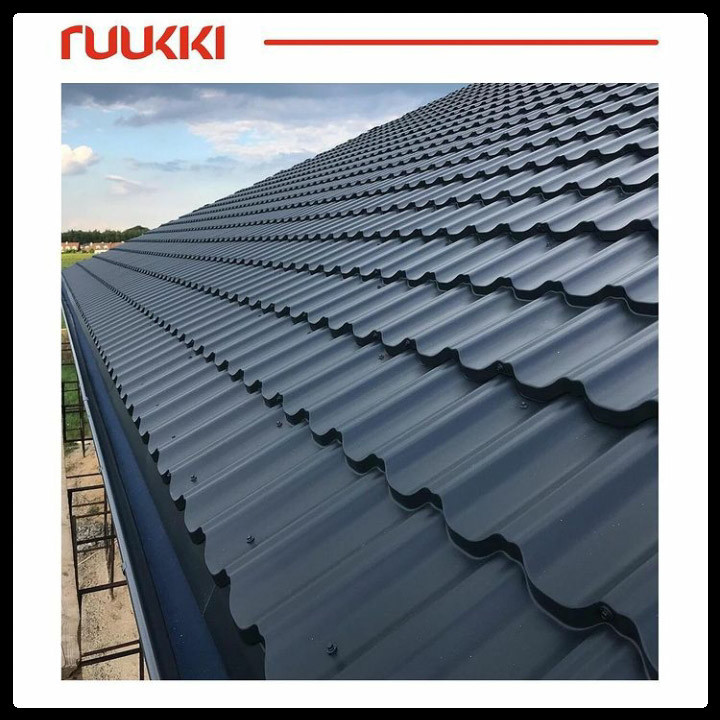 Модульна черепиця RUUKKI Finnera ⁇ Колір 2H2 / Crown BT