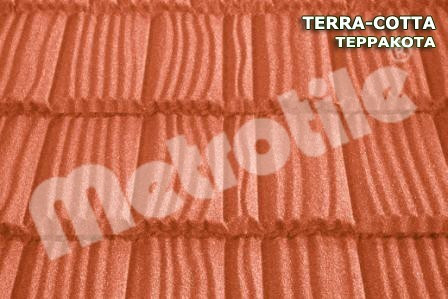 Композитна черепиця Metrotile WOOD (вуд) Terra-cotta Вінниця