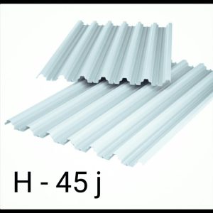 Профнастил H 45 j / 0,5 мм RAL 9006