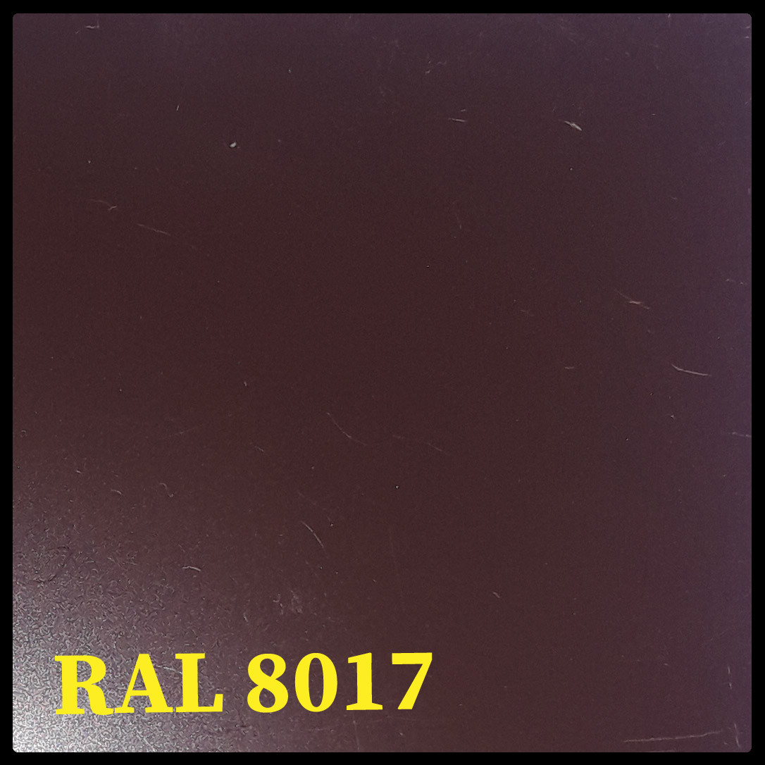 Гладкий лист PE — 0,45 мм / RAL 8017 /