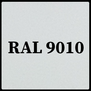 Гладкий лист Polyester RAL 9010 / 0,5 мм / Arvedi