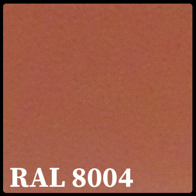 Гладкий лист PE — 0,45 мм / RAL 8004 /