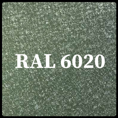 Гладкий лист RAL 6020 блідо-зелений — 0,45 мм / 1250 мм / PEMA / POLYSTEEL