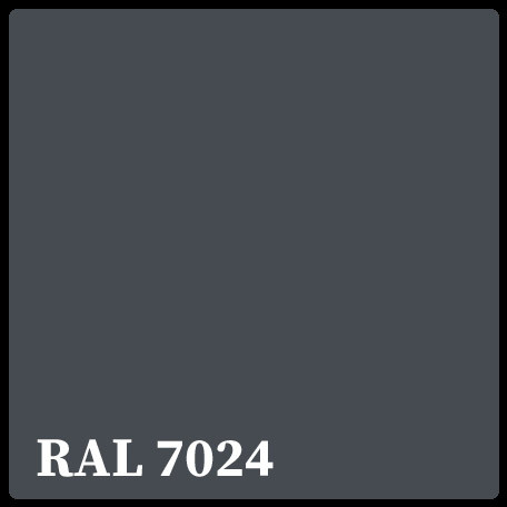 Гладкий аркуш — 0.5 мм / RAL 7024 — Темно-сірий