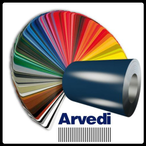 Гладкий лист Polyester RAL / 0,5 мм - Arvedi SPA