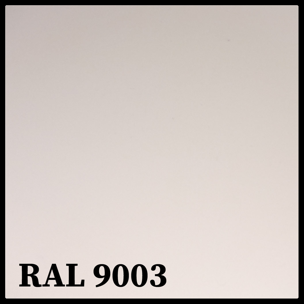 RAL 9003 / Гладкий лист із полімерним покриттям - 0,45 мм - Зображення 5