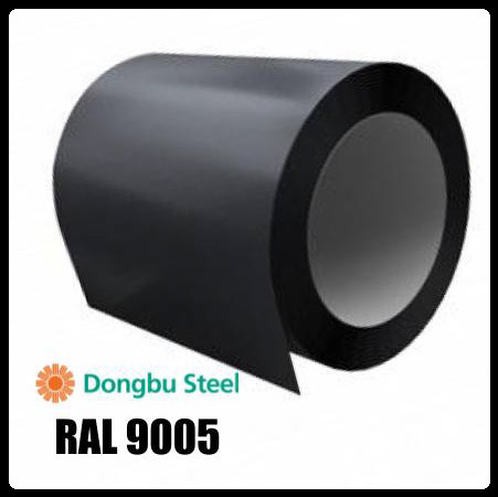 RAL 9005 — 0,7 мм / Гладкий Лист / Dongbu Steel