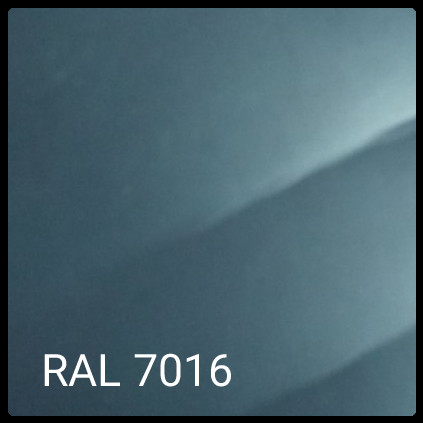 Гладкий аркуш — 0.5 мм / RAL 7016 — Антрацит