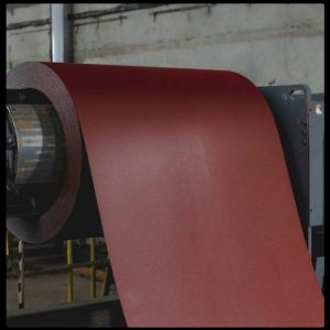 Гладкий лист POLYSTEEL — 0,45 мм / 1250 мм / PEMA / RAL 3005 бордовий